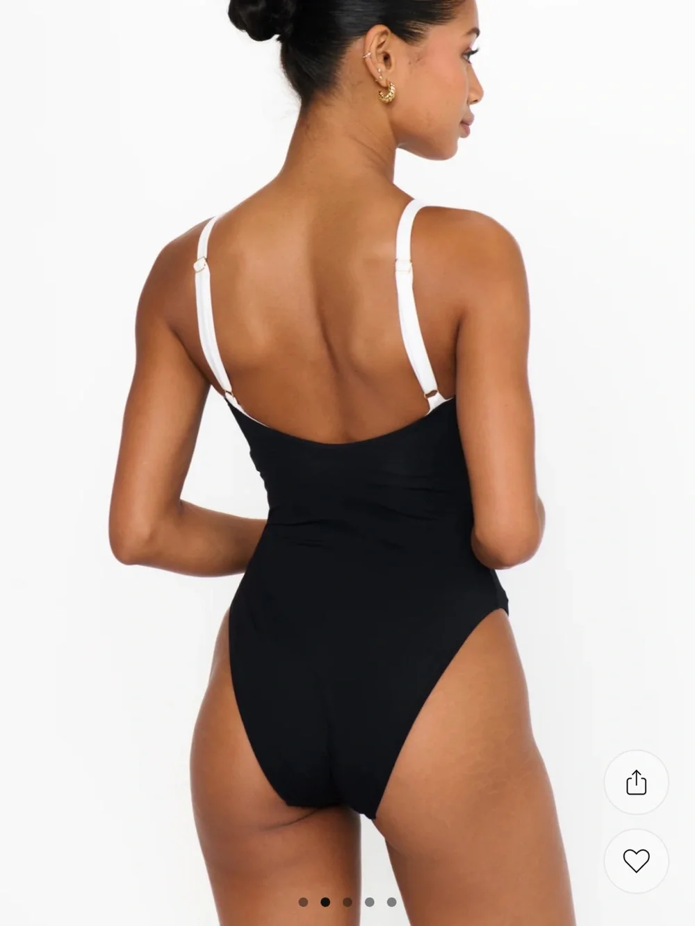 Show me your mumu black ”overseas” one piece brand new with tags